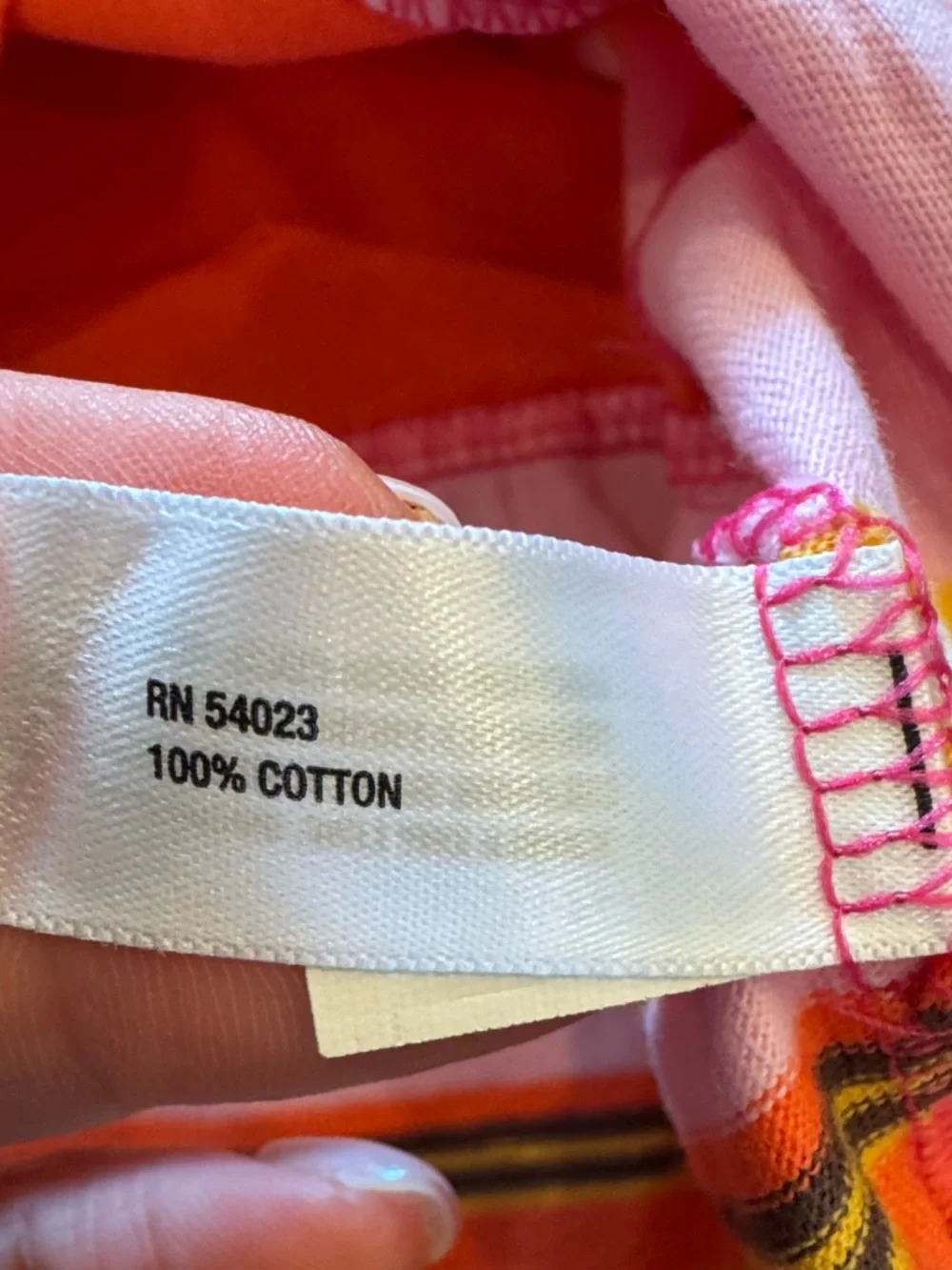 GAP Pink Orange Yellow Chevron Sundress